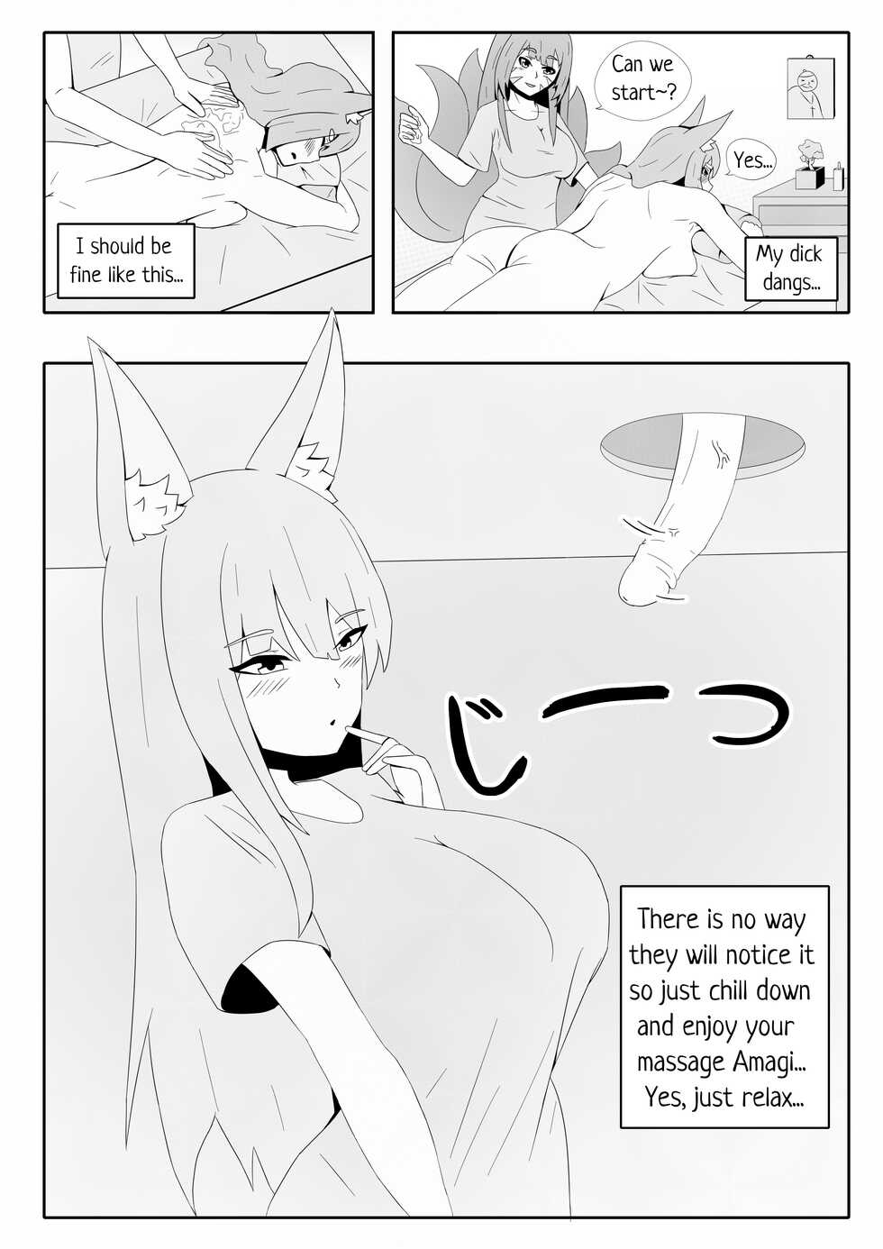 [KNEGLIC PRODUCTIONZ] (AlfonsBallstouchen) Amagi's very special massage (English) - Page 7
