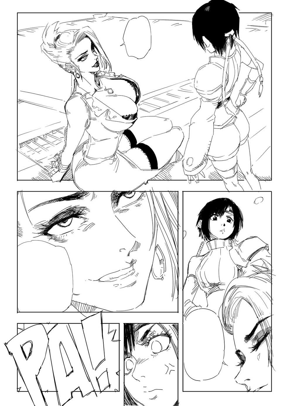 Scarlet vs Yuffie Kisaragi (Sato_D | 里D) - Page 1