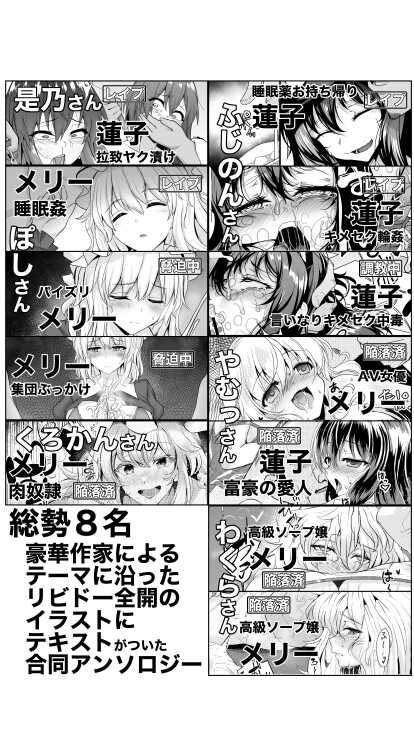 (C101) [Gentou Matenrou (Various)] Hifuu Rape Kyouhaku Choukyou Jinsei Kyousei Shuuryou Goudou (Touhou Project) - Page 5