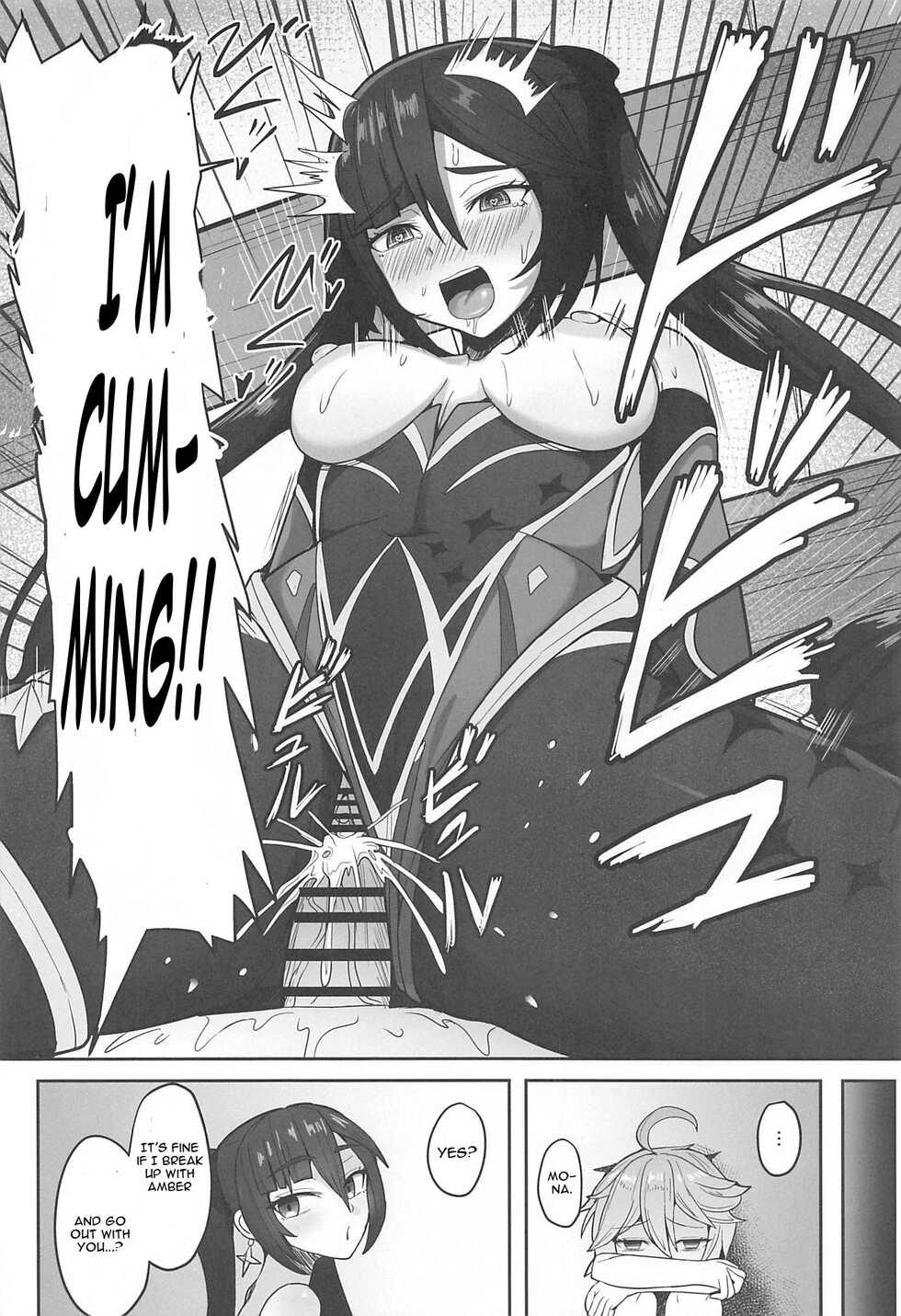 (C101) [Mumei Kibou (Nantoka)] Mona to Konya wa Karasawagi (Genshin Impact) [English] [CGrascal] - Page 23