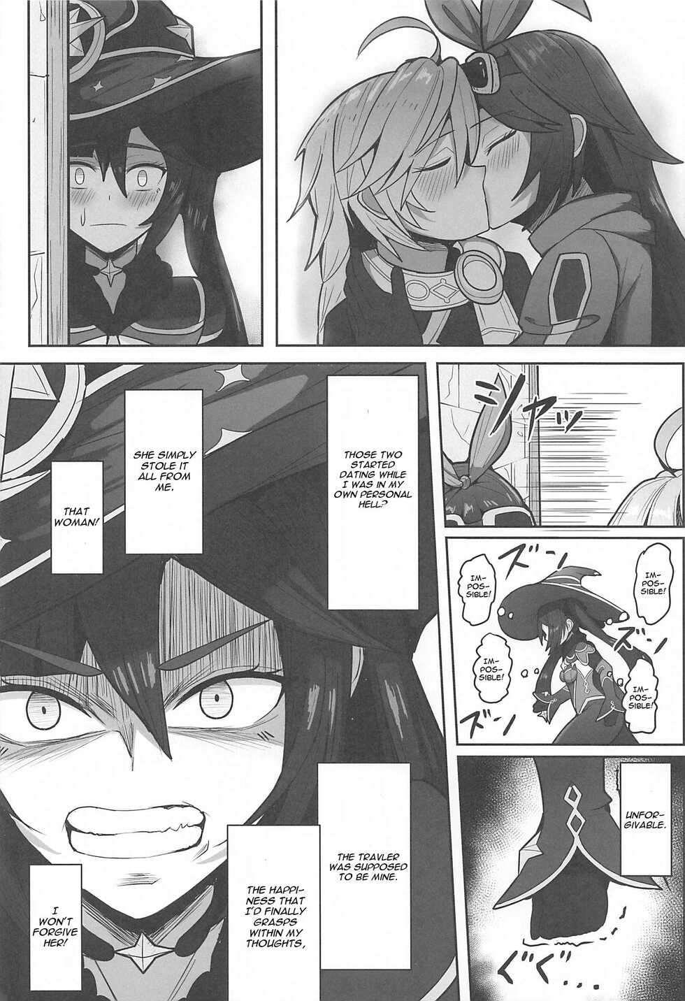 (C101) [Mumei Kibou (Nantoka)] Mona to Konya wa Karasawagi (Genshin Impact) [English] [CGrascal] - Page 30