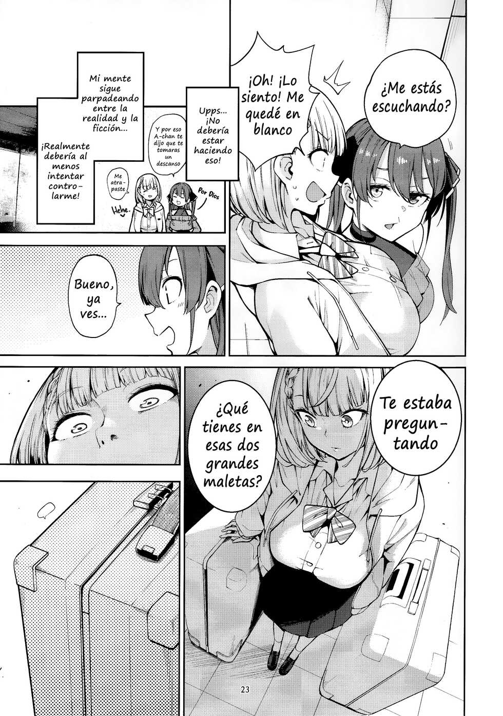 (C101) [Service Heaven (Hayashi)] Shirogane no Shota Shuryousai | Shirogane's Shota Hunting Festival (Shirogane Noel) [Spanish] - Page 24