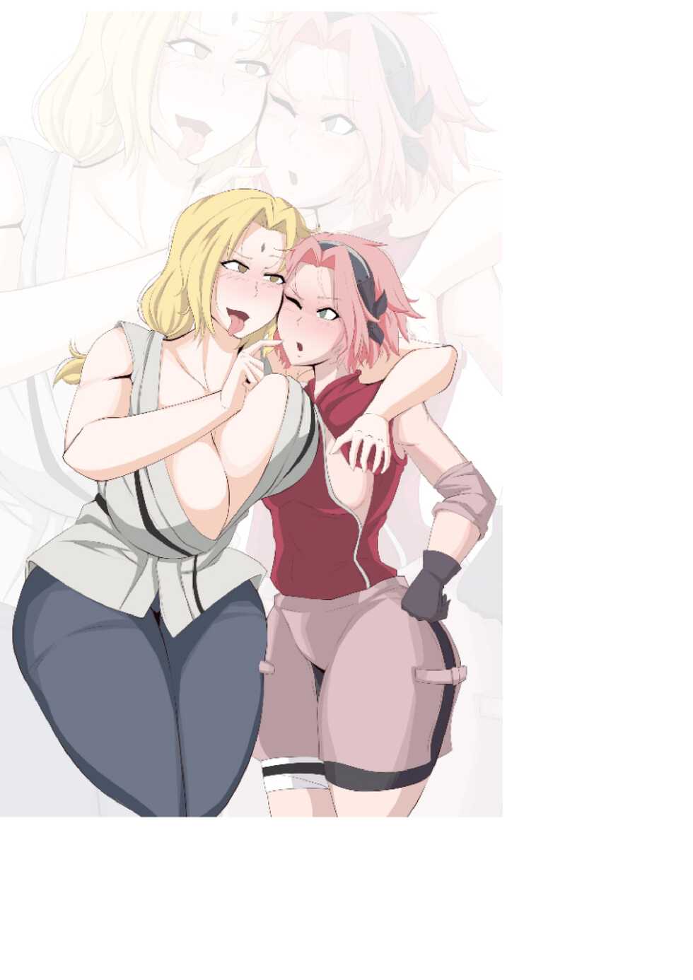 [Comicomryux Tsunade X Sakura [Spanish] [HQ] - Page 1