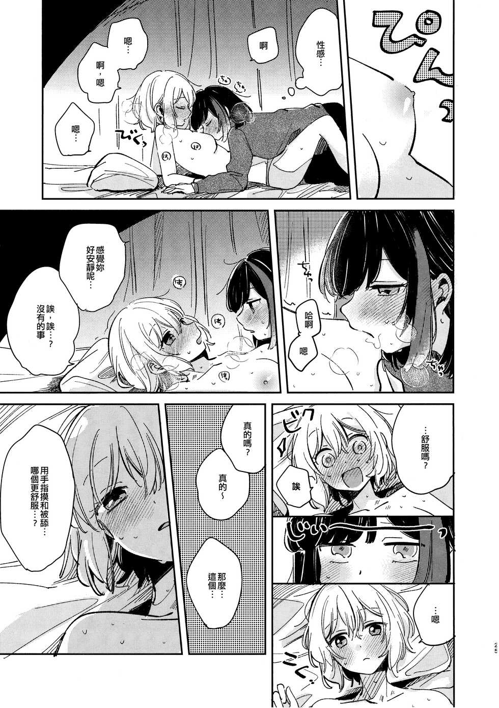 (CIRCLE Space Meeting 1st) [Zawameki Jambo (Zawameki)] Nidome no Retsujou | 第二次的情慾 (BanG Dream!) [Chinese] [EZR個人漢化] - Page 24
