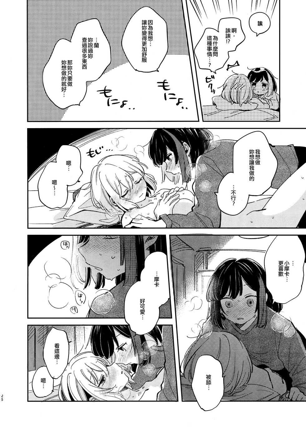 (CIRCLE Space Meeting 1st) [Zawameki Jambo (Zawameki)] Nidome no Retsujou | 第二次的情慾 (BanG Dream!) [Chinese] [EZR個人漢化] - Page 25