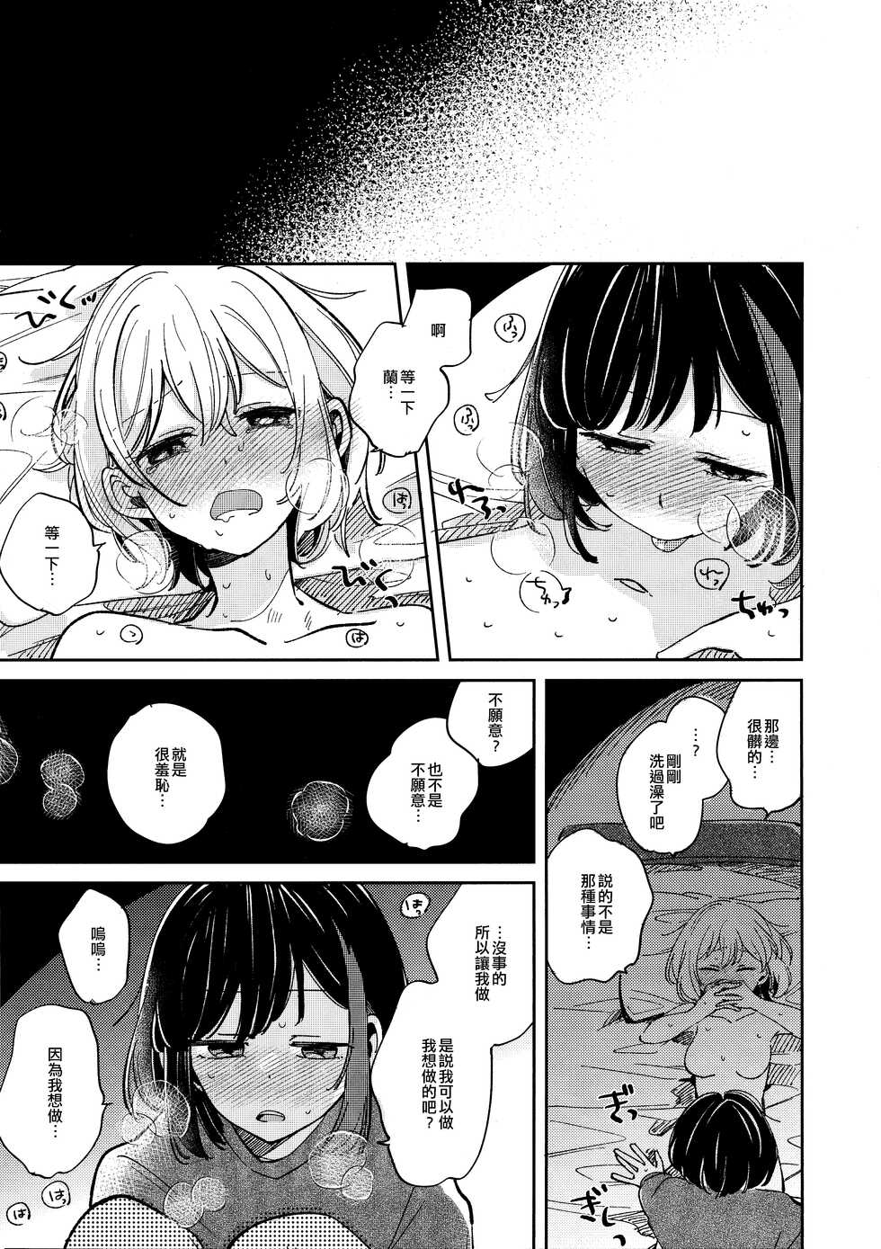 (CIRCLE Space Meeting 1st) [Zawameki Jambo (Zawameki)] Nidome no Retsujou | 第二次的情慾 (BanG Dream!) [Chinese] [EZR個人漢化] - Page 26