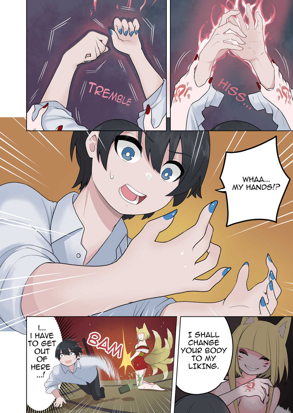 [Amuai Okashi Seisakusho (Ahoge Kinoko)] Inran Kitsune Musume no Kamikakushi [English] [Quatloco] - Page 10