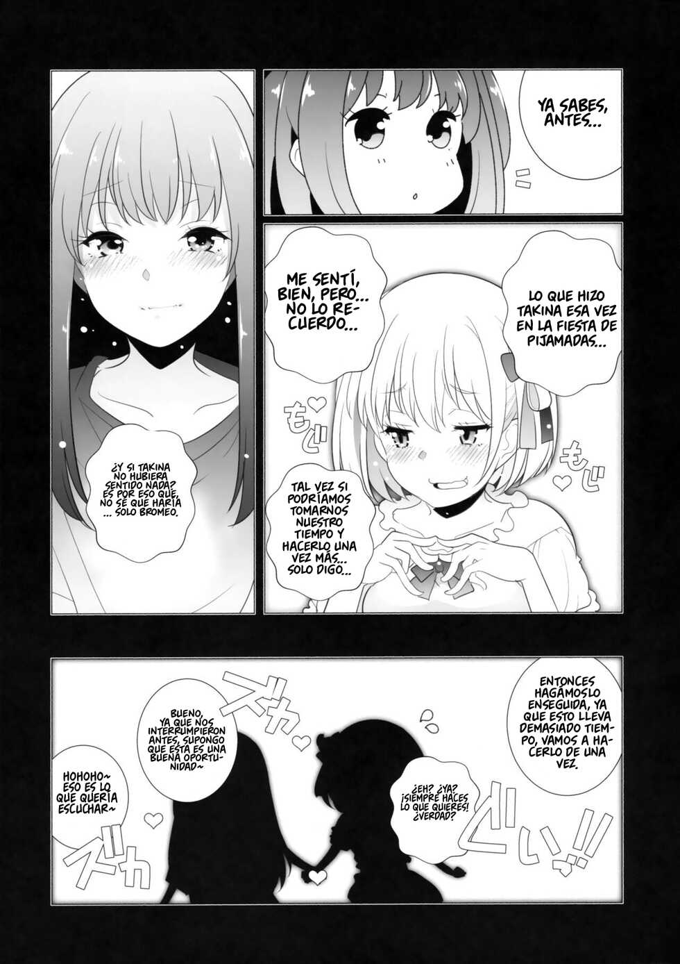 (COMIC1☆21) [Maruarai (Arai Kazuki)] Revenge (Lycoris Recoil) [Spanish] [INSOMNIA] - Page 8