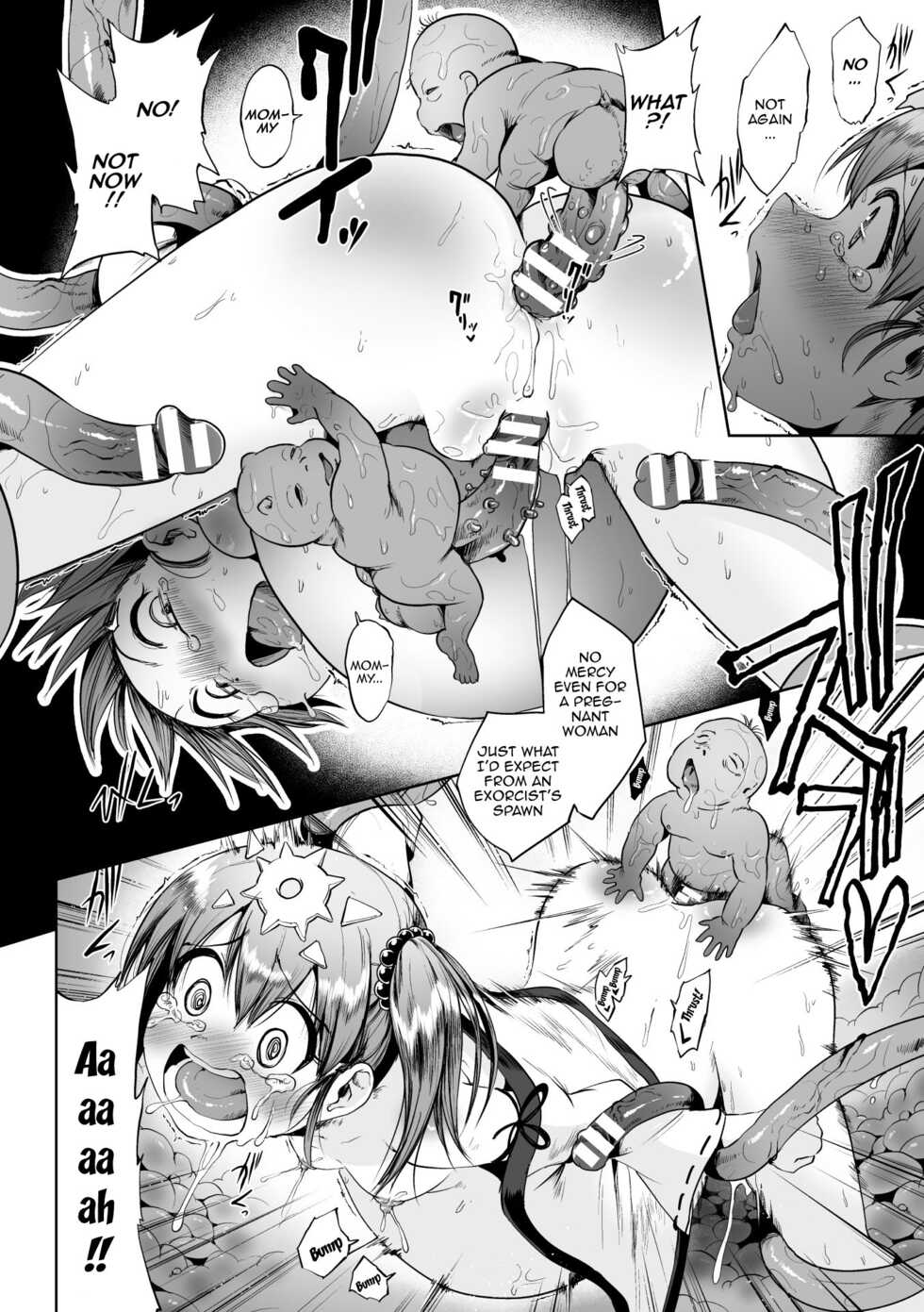 [Anthology] 2D Comic Magazine Mesugaki Haramase Seisai! Wakarase Chakushou de Omedeta Mama Debut Vol. 2 | 2D Comic Magazine Loli Pregnancy Punishment! The Joyous Pregnant Mama Debut vol. 2 [English] {Doujins.com} [Digital] - Page 38