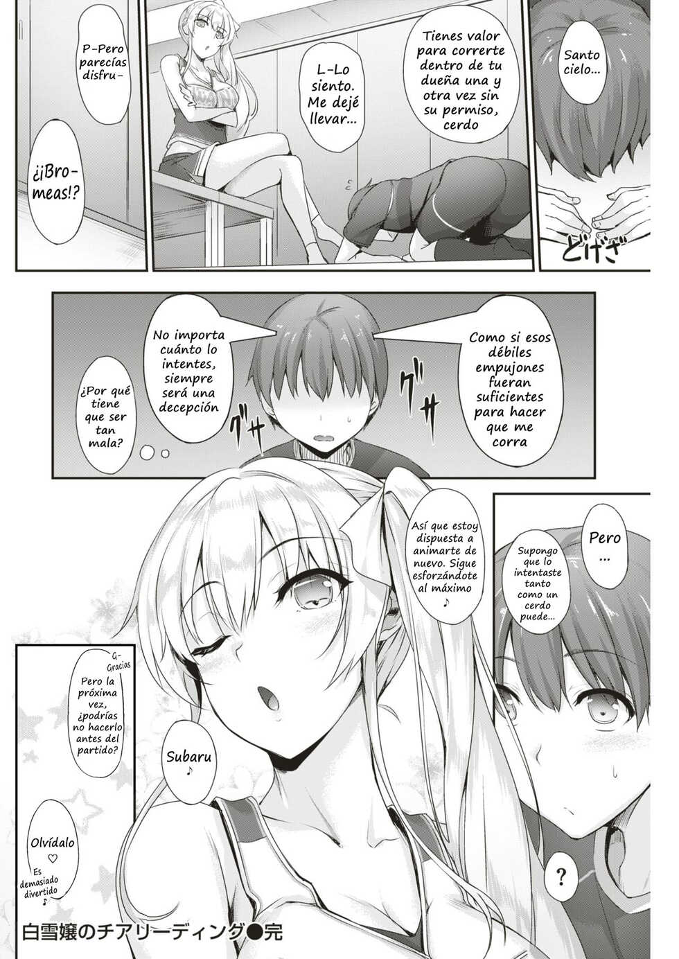 [Nakano Sora] Shirayukijou no Cheerleading (COMIC Shitsurakuten 2018-08) [Spanish] [Digital] - Page 20