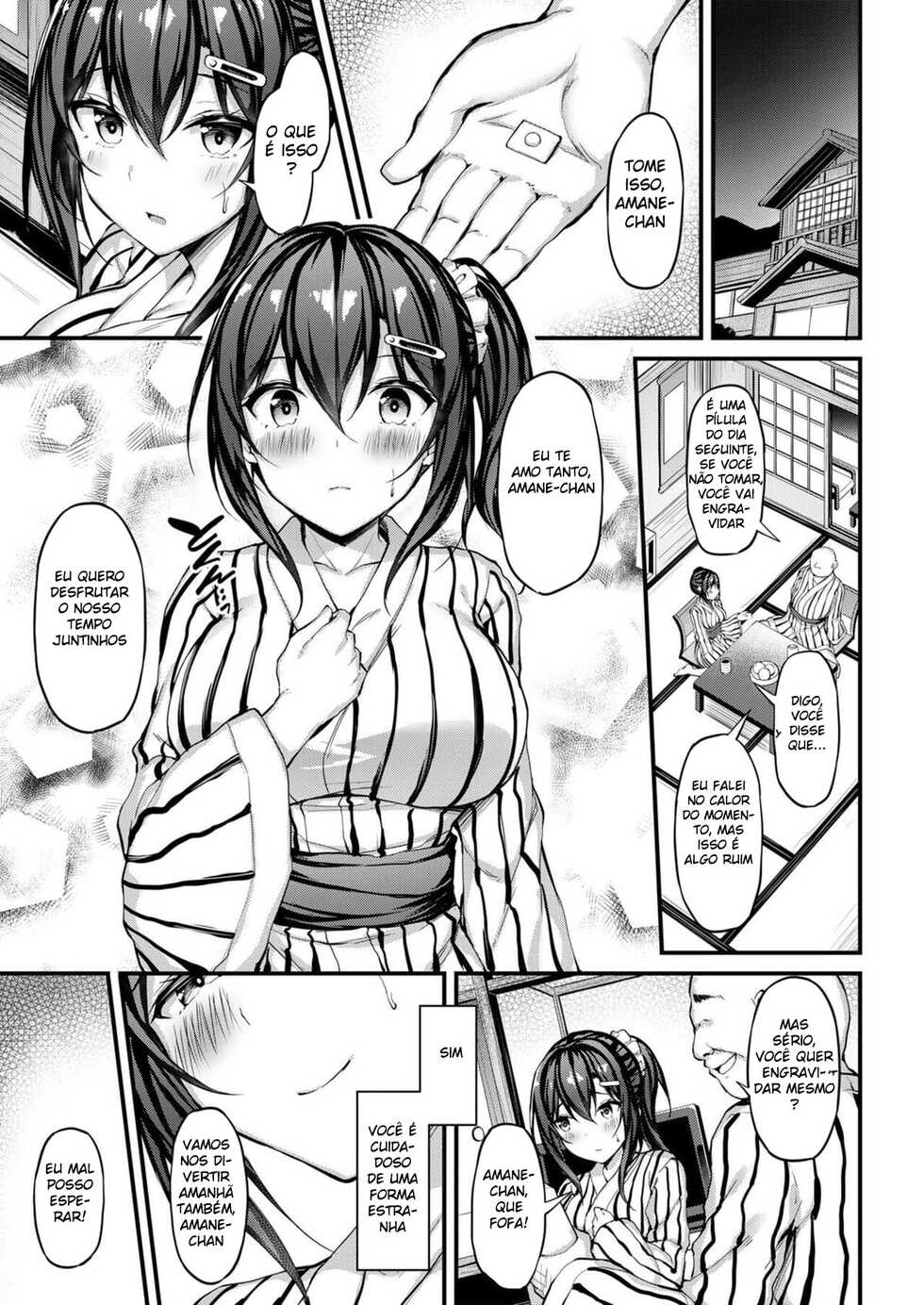 [Mofurentei (Xe)] Kanojo ga Separate o Matou Riyuu -Sakasama no Aiyoku to Uwaki Onsen Ryokou- [Portuguese-BR] [DiegoVPR] [Digital] - Page 21