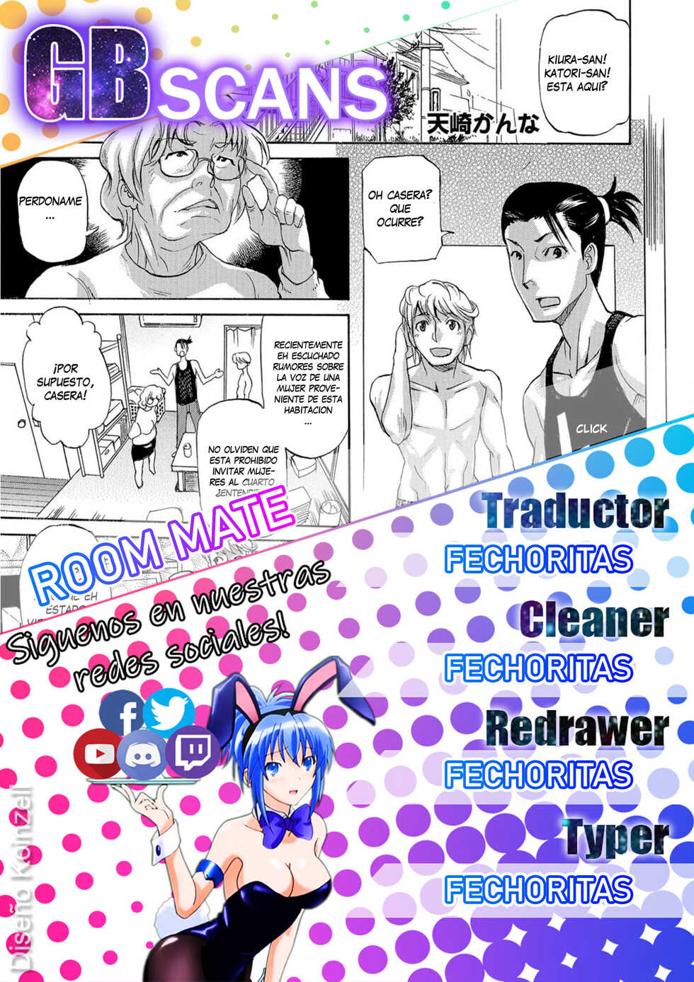 [Tenzaki Kanna] Room Mate (Nyotaika! Monogatari 5) [Spanish] [GenderBender Scans] [Digital] - Page 9
