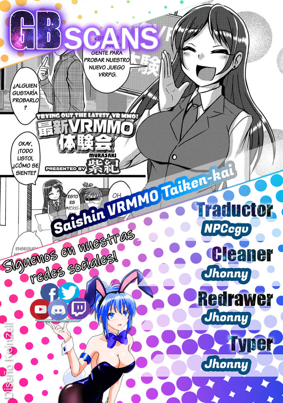 [Murasaki] Saishin VRMMO Taiken-kai | Trying Out the Latest VR MMO! (Nyotaika! Monogatari 7) [Spanish] [GenderBender Scans] [Digital] - Page 17