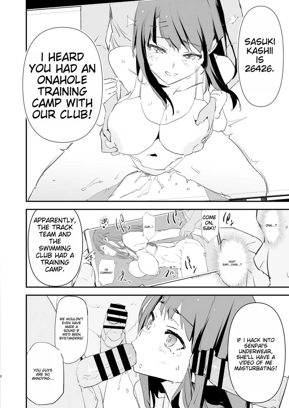 [Yami ni Ugomeku (Dokurosan)] Watashi-tachi no Onaho Koukan Gasshuku Ichinichime to Futsukame!  | Our exchange cocksleeve camp! First day! + Second Day! [English] [Digital] - Page 8