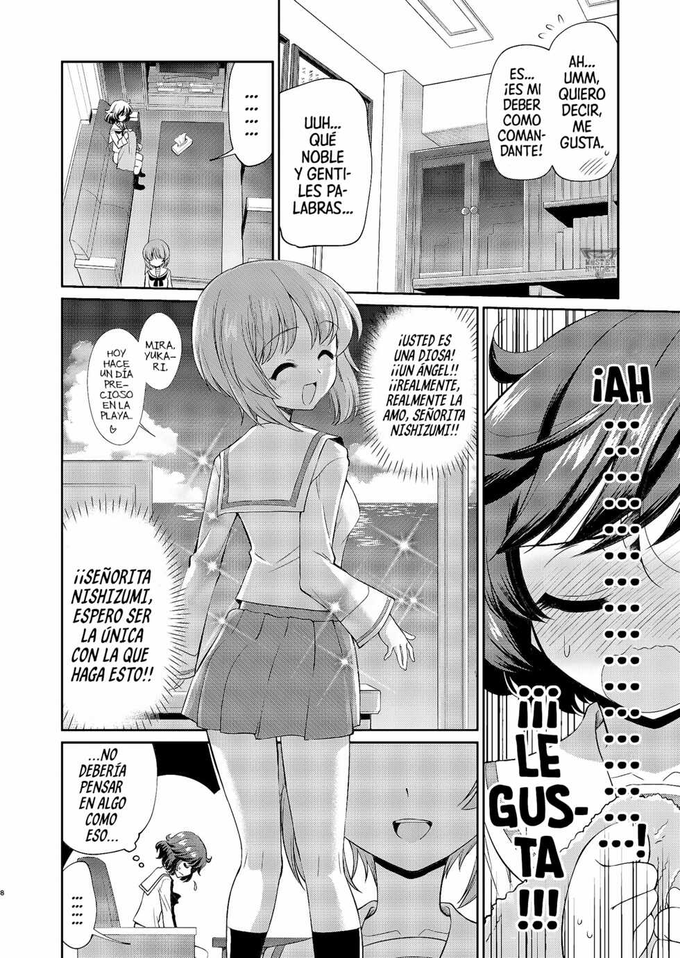 [Yokoshimaya. (Yokoshima Takemaru)] Yukari-san! Sore Watashi ga Osewa shimasu! | ¡Yukari! ¡Yo Puedo Ayudarte Con Eso! (Girls und Panzer) [Spanish] [Mr. Nugget] [Digital] - Page 8