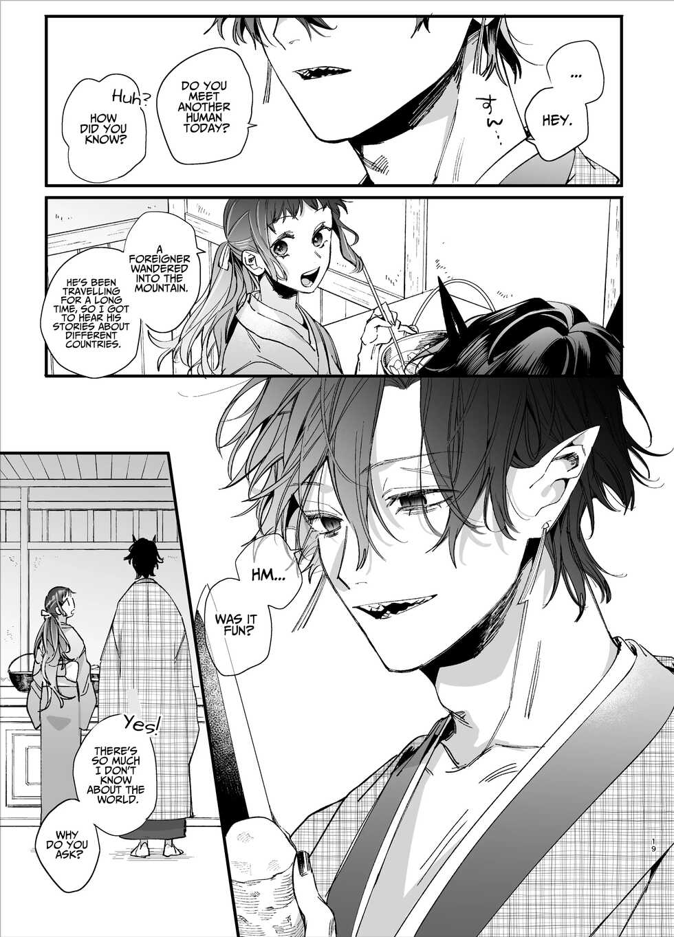 [Umenegi Daimyoujin (Umekoppe)] Ikenie Onna Wa Kodokuna Kijin Sama Ni Ban Kōbi De To Sareru | The Sacrificial Maiden Corrupted by Coupling With an Oni [English] - Page 20