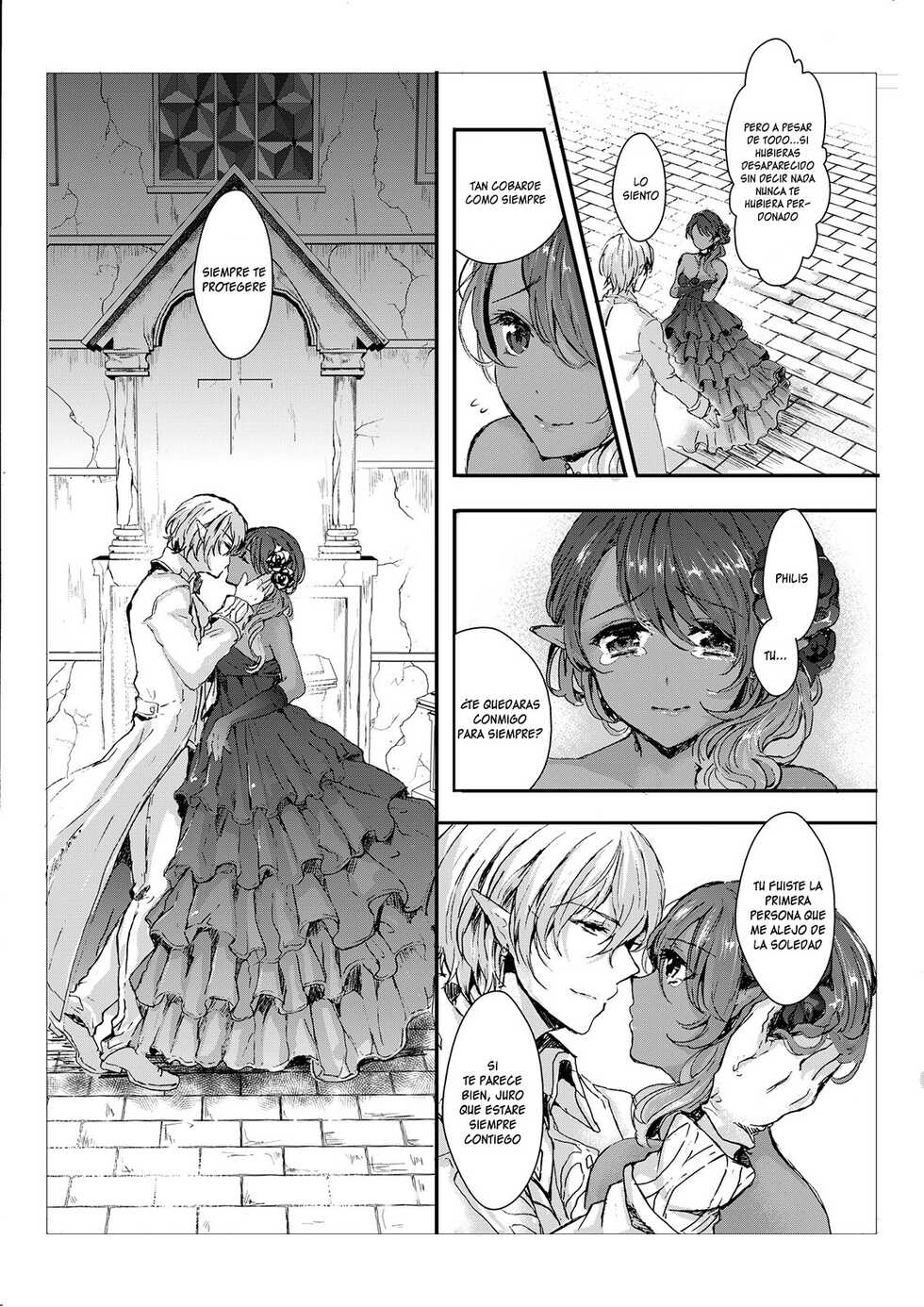 [TSF no F (Aji Pontarou)] Waga Tsuma to Nare Yuusha yo | The Demon king and his bride (TSF no F no Hon Sono 2) [Spanish] [GenderBender Scans] [Digital] - Page 28