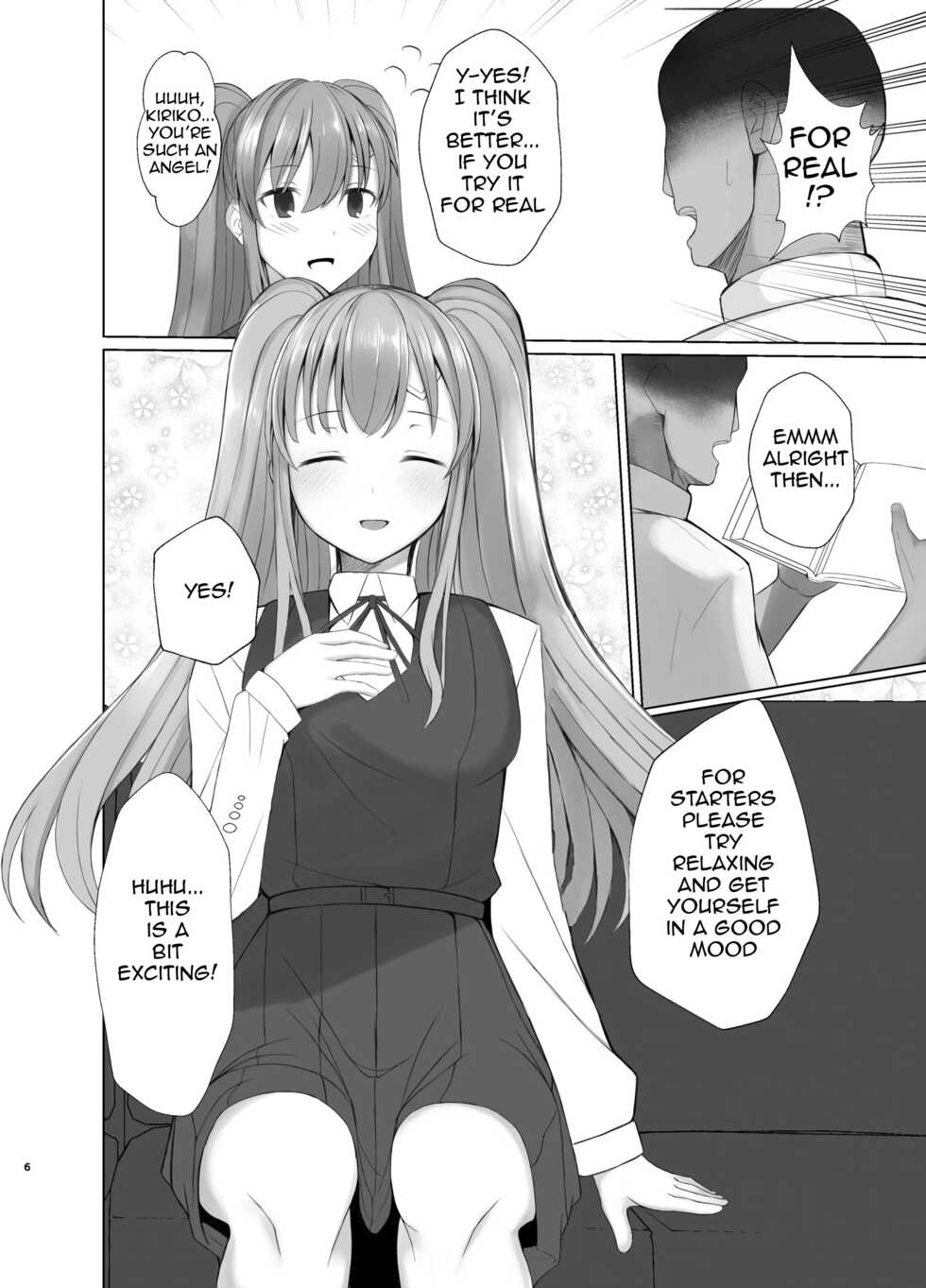 [BLUEhistory (Kurotane)] Kiriko ni Saimin de Iryou Koui to Shoushite Ecchi na Koto o suru Hon | A book about casting hypnosis on Kiriko to make her do lewd stuff as medical treatment (THE iDOLM@STER: Shiny Colors) [English] [Im Simon! 93.7] [Digital] - Page 5