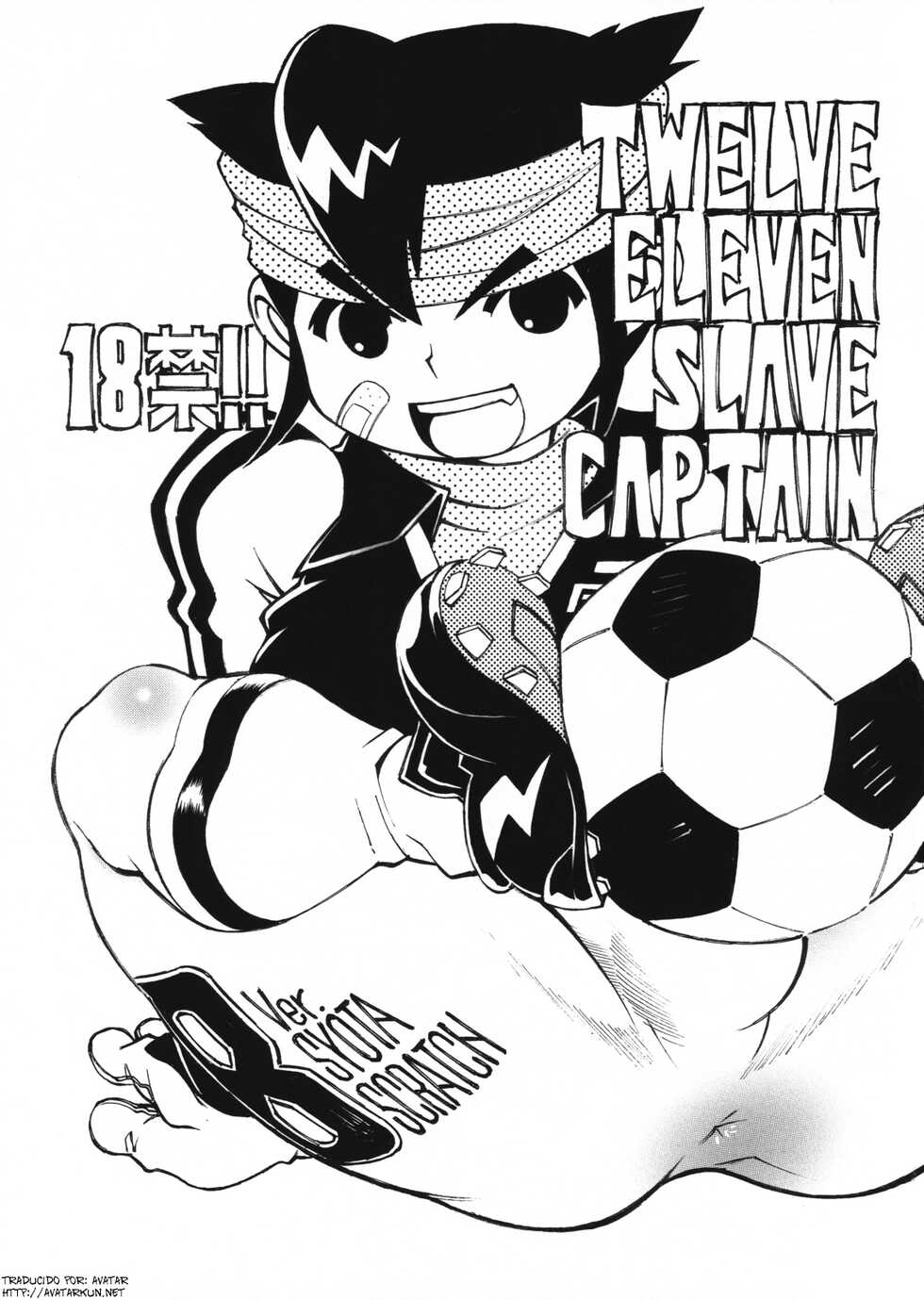 (C75) [Ryuutai Rikigaku (Akio Takami, Tanuma Yuuichirou)] Twelve Eleven Slave Captain (Inazuma Eleven) [Spanish] [Avatar-kun] - Page 1