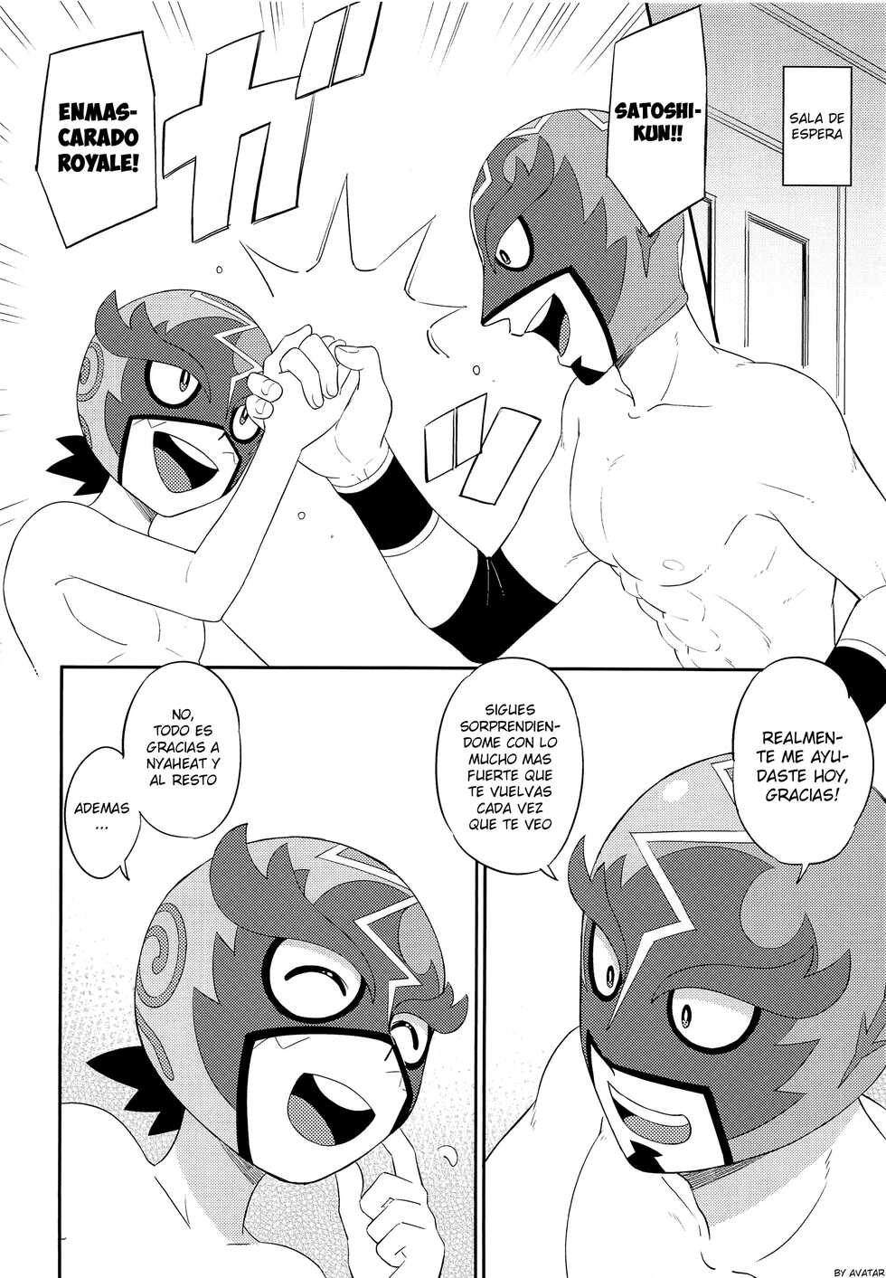 (Challe! 14) [YMC (Chihi)] Nayameru-kun ni Knockout (Pokémon Sun and Moon) [Spanish] [Avatar-kun] - Page 3