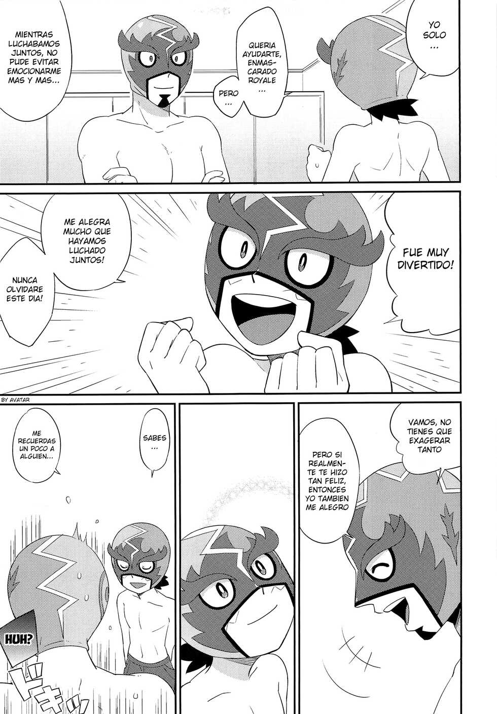 (Challe! 14) [YMC (Chihi)] Nayameru-kun ni Knockout (Pokémon Sun and Moon) [Spanish] [Avatar-kun] - Page 4