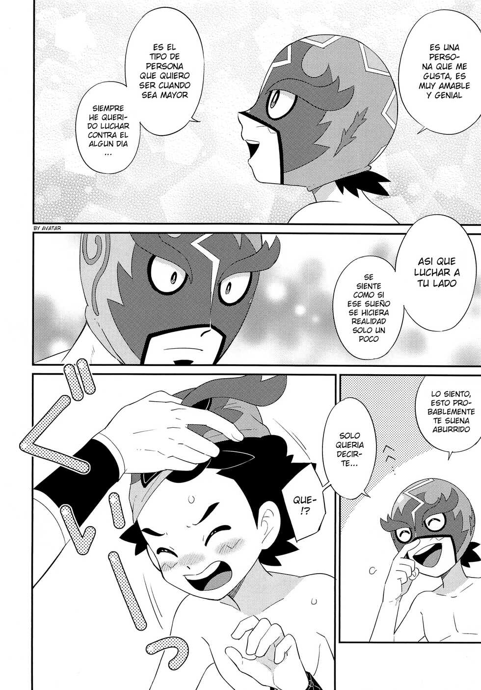 (Challe! 14) [YMC (Chihi)] Nayameru-kun ni Knockout (Pokémon Sun and Moon) [Spanish] [Avatar-kun] - Page 5