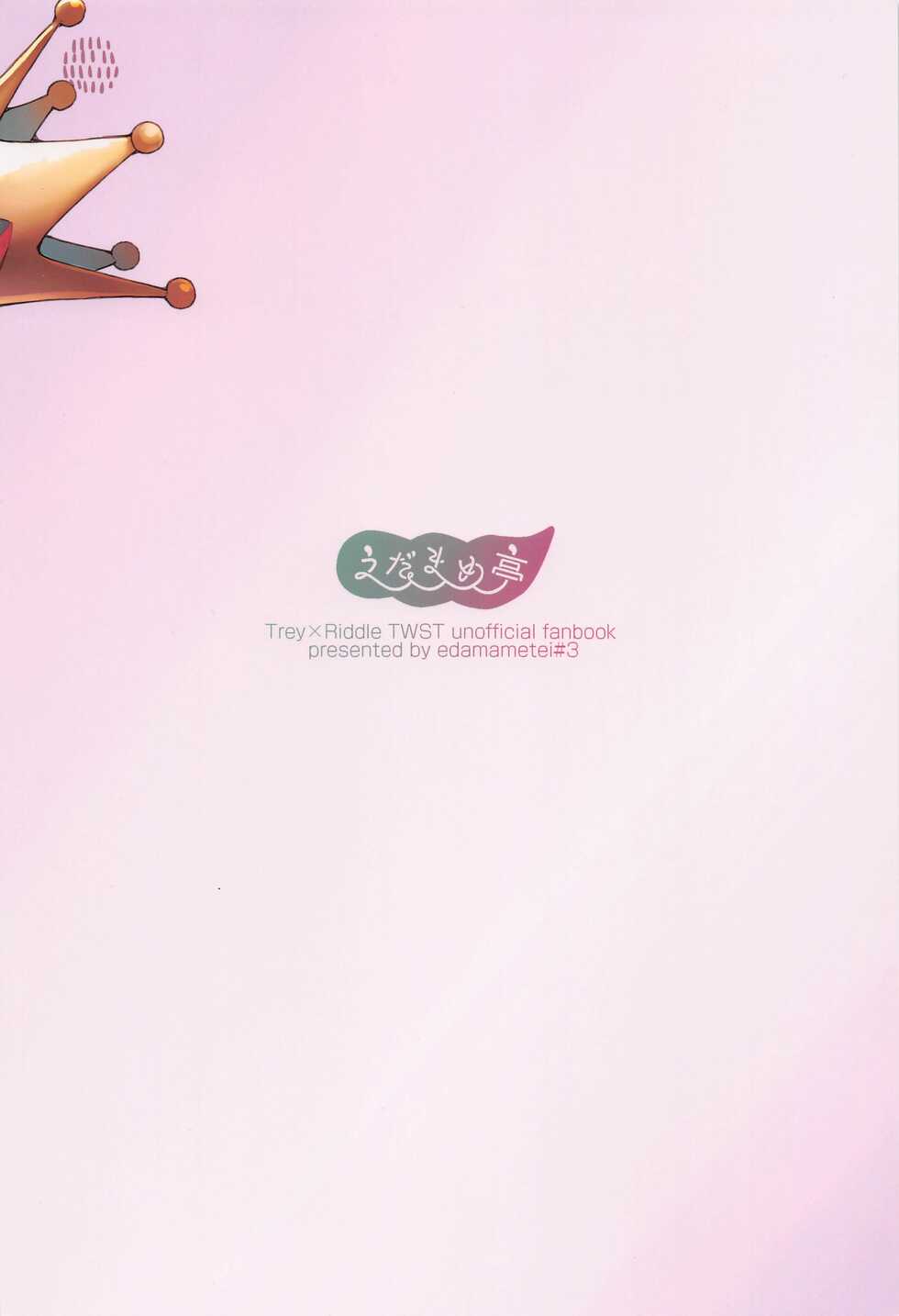 (Sumire to Bara to Amai Kimi Hoshi ni Negai o. 2022) [Edamametei (Uko)] Uchi no Ryouchou to Fukuryouchou ga Sex nante Suruhazunai daro (Disney Twisted Wonderland) - Page 18