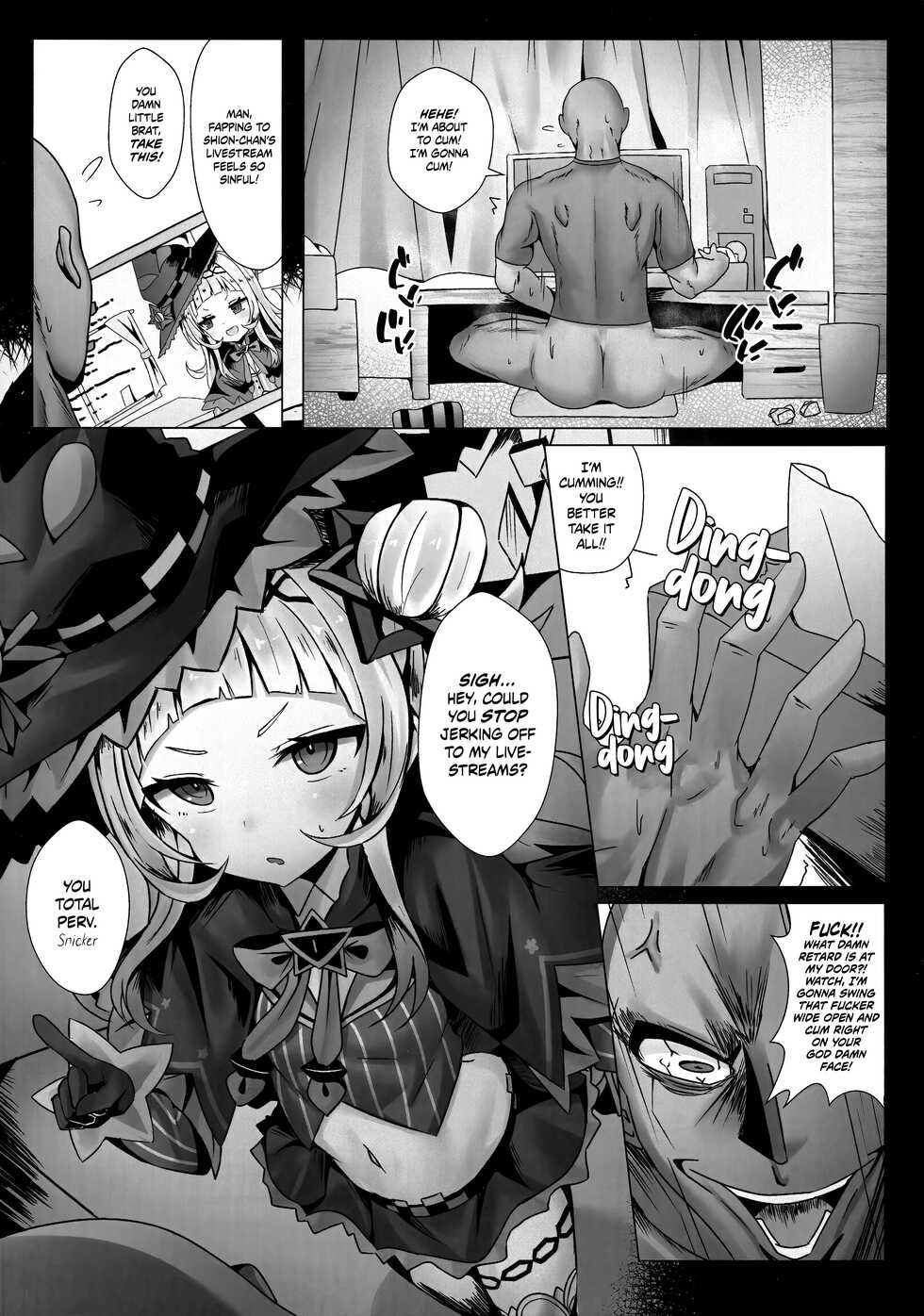 (FF39) [Shiki be careful (Shiki)] Erolive ~ Murasaki Shion's Infinite Womb Impact VTuber Edition! (Murasaki Shion) [English] [Mesugaki] [Uncensored] - Page 3