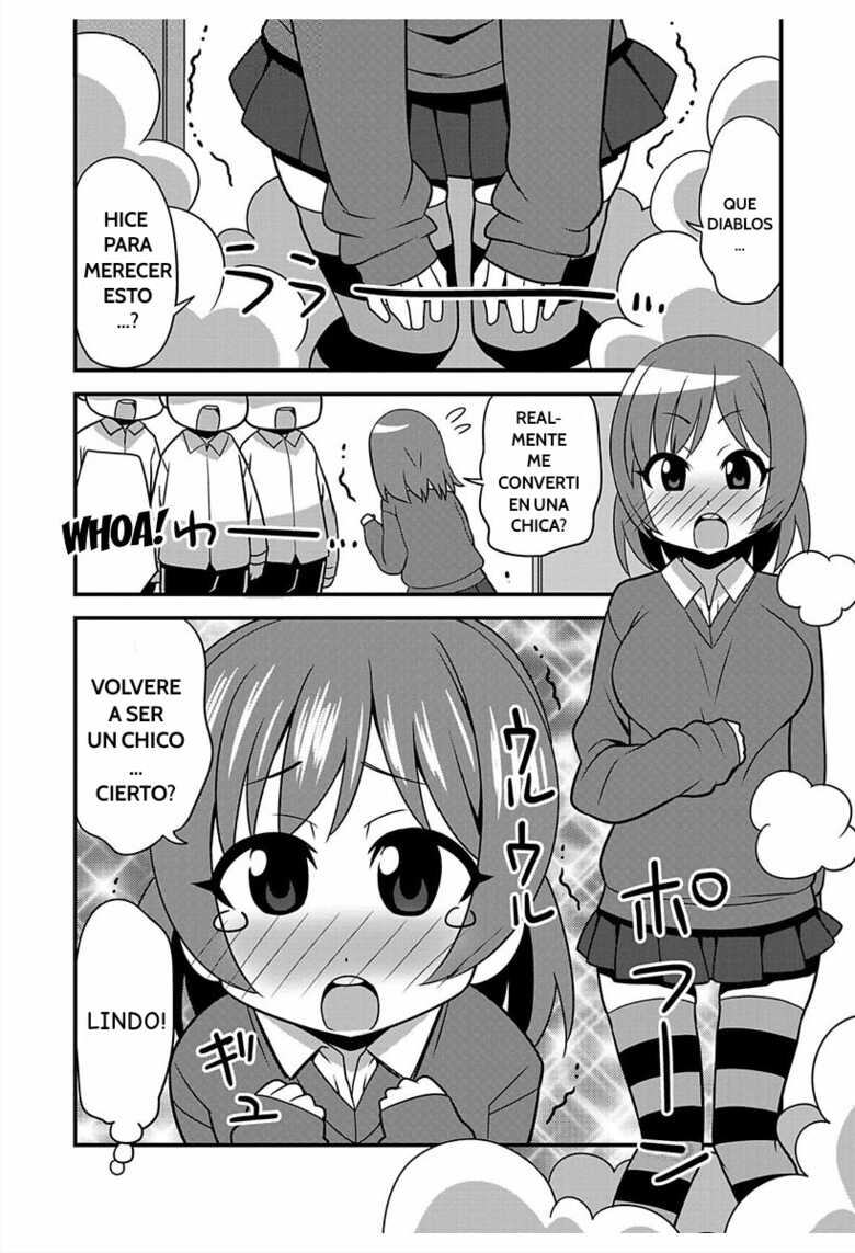 [Sanada] Mankenbu no Aoba-chan | Aoba-chan From the Manga Club (Nyotaika! Monogatari 6) [Spanish] [GenderBender Scans] [Digital] - Page 8