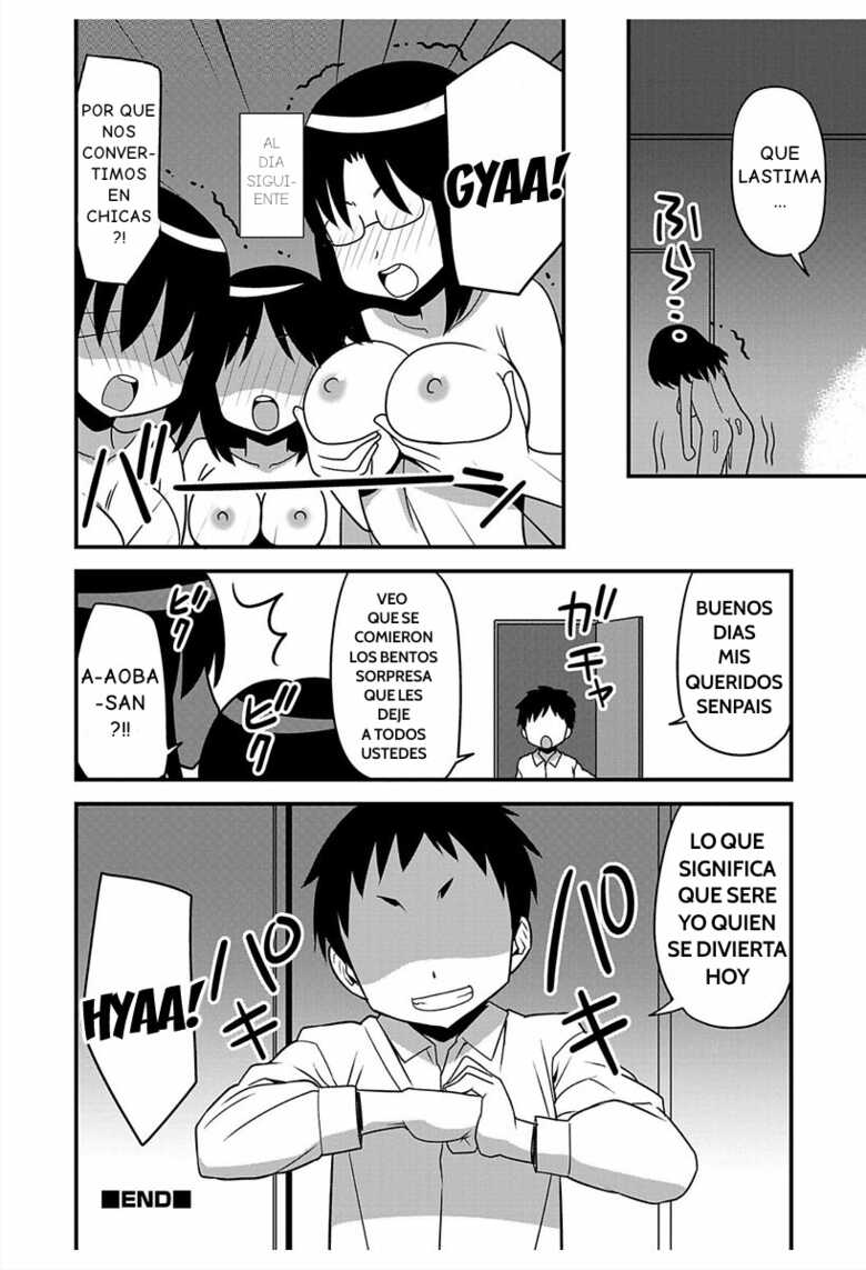 [Sanada] Mankenbu no Aoba-chan | Aoba-chan From the Manga Club (Nyotaika! Monogatari 6) [Spanish] [GenderBender Scans] [Digital] - Page 16
