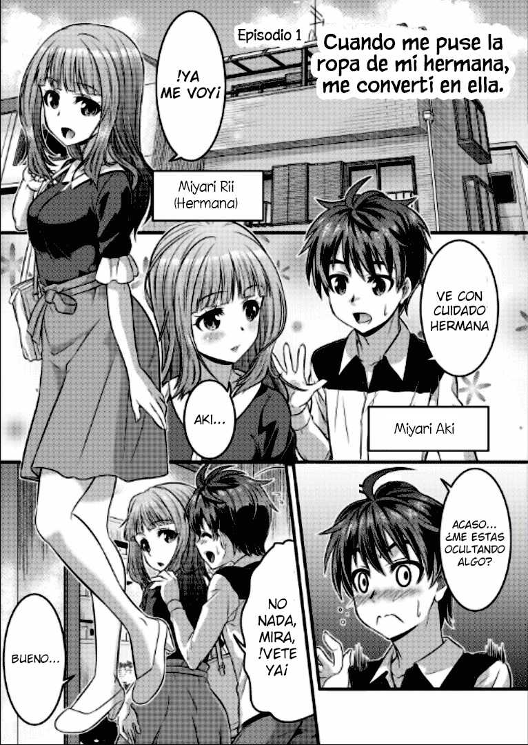 [TSF Mousou Chikusekijo (Kaneko Naoya)] Metamor Coordinate ~Josou Shitara Anoko ni Nacchata Ken~ Ane Hen Classmate Hen [Spanish] [GenderBender Scans] - Page 2