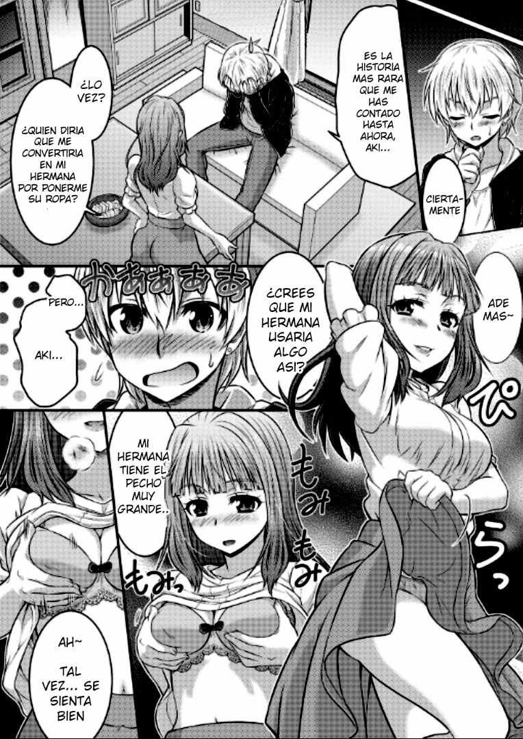 [TSF Mousou Chikusekijo (Kaneko Naoya)] Metamor Coordinate ~Josou Shitara Anoko ni Nacchata Ken~ Ane Hen Classmate Hen [Spanish] [GenderBender Scans] - Page 13