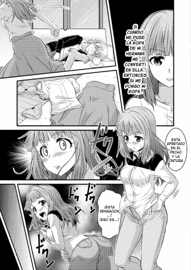 [TSF Mousou Chikusekijo (Kaneko Naoya)] Metamor Coordinate ~Josou Shitara Anoko ni Nacchata Ken~ Ane Hen Classmate Hen [Spanish] [GenderBender Scans] - Page 16