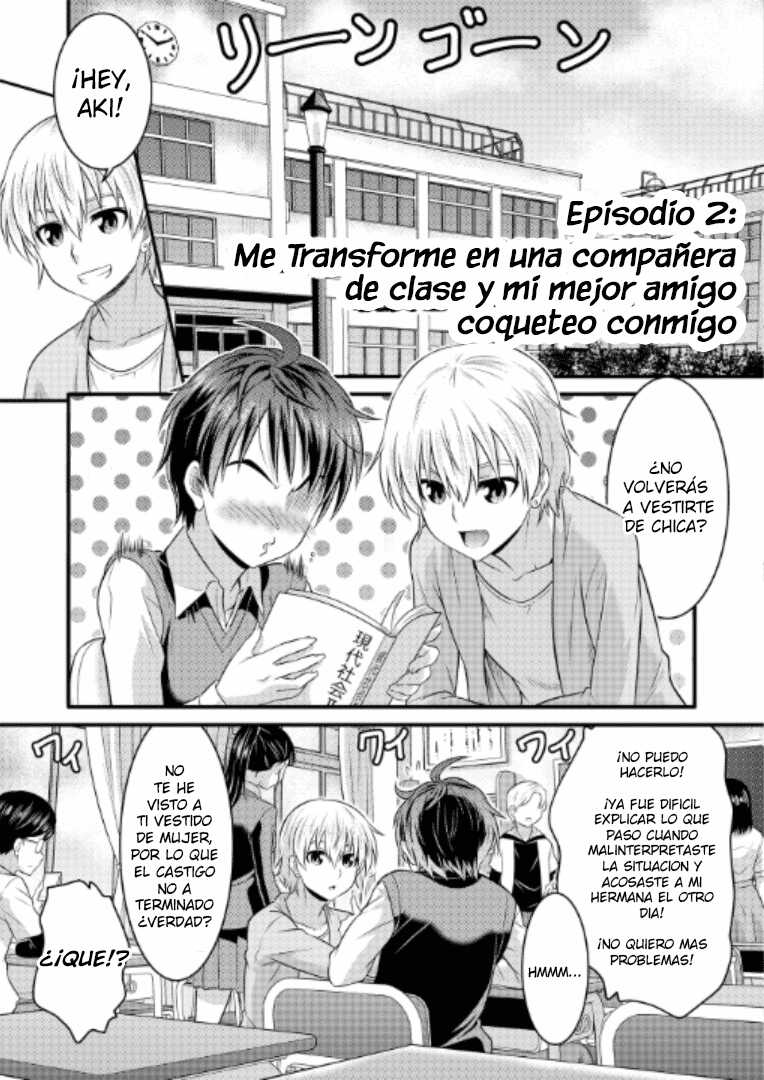 [TSF Mousou Chikusekijo (Kaneko Naoya)] Metamor Coordinate ~Josou Shitara Anoko ni Nacchata Ken~ Ane Hen Classmate Hen [Spanish] [GenderBender Scans] - Page 18