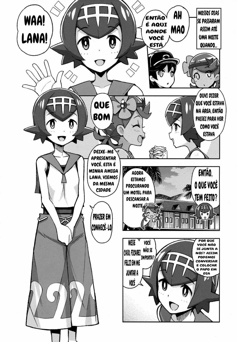 (C93) [Funi Funi Lab (Tamagoro)] MAO FRIENDS 2 (Pokémon) [Portuguese-BR] - Page 3