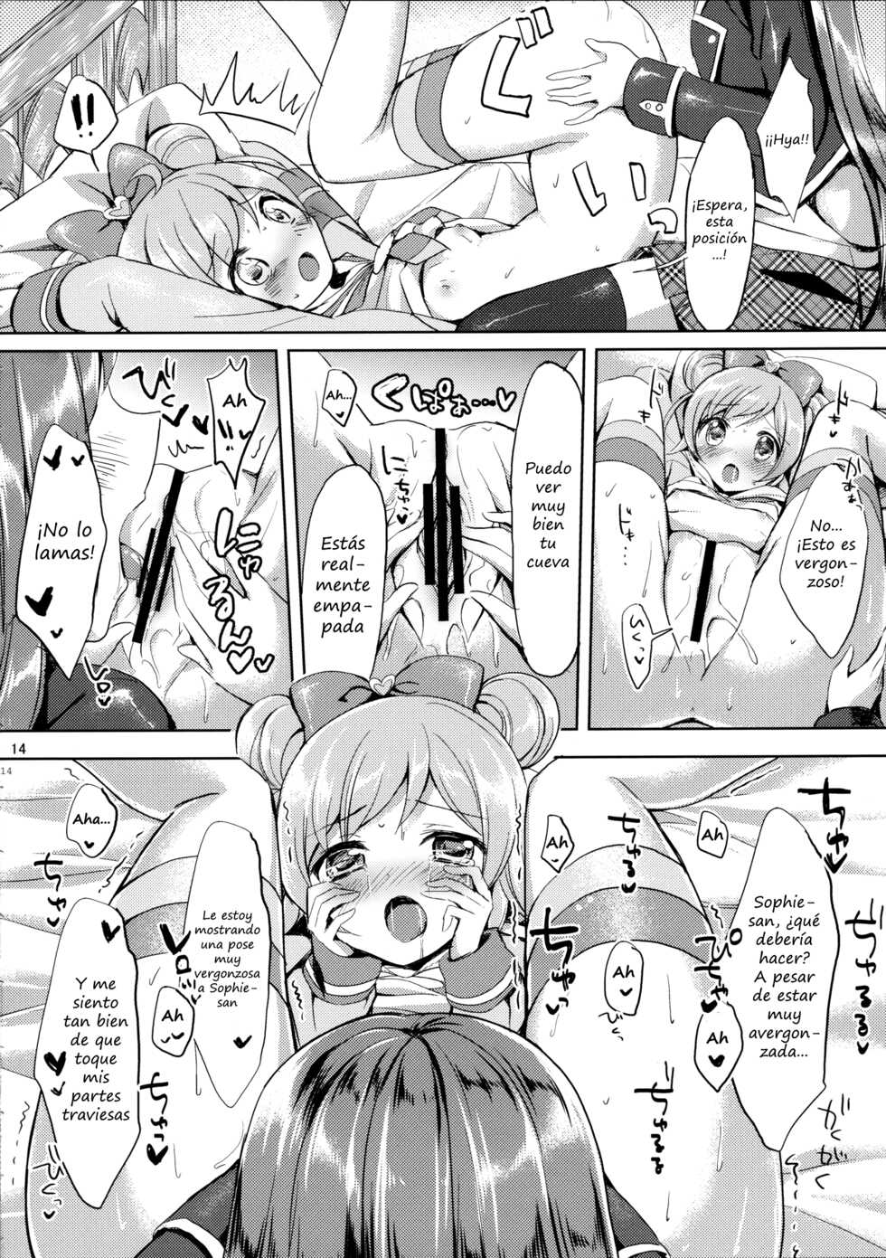 (C89) [Jagabata (Oimo)] Naisho no Futarikiri (PriPara) [Spanish] [HishiRikka] - Page 15