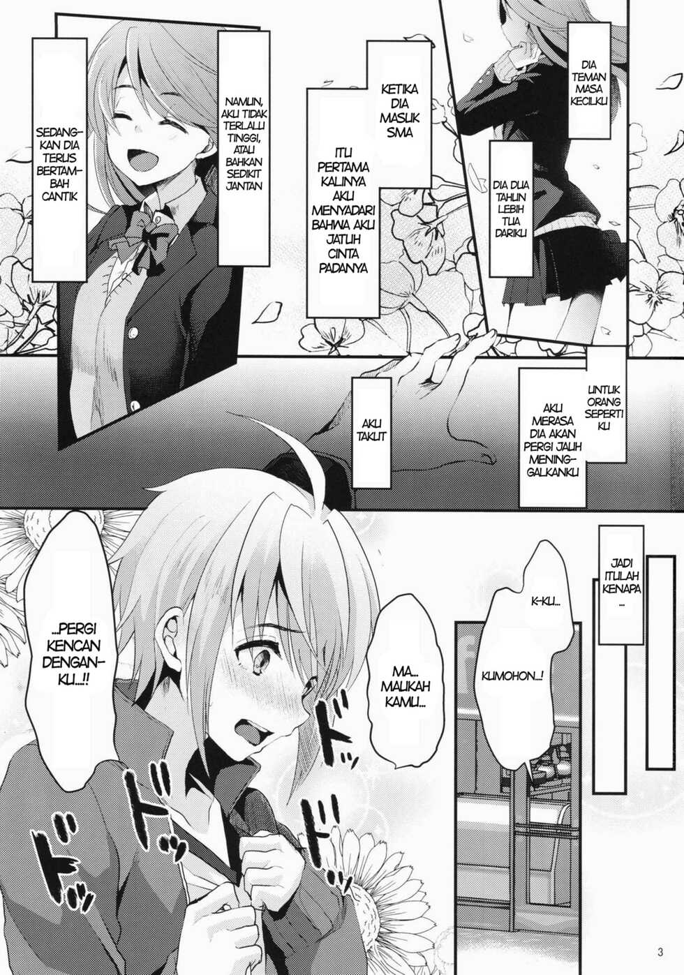 (C92) [Kome Nouka (Komezawa)] Kimi no Kareshi ni Naru Hazu datta. 1 [Indonesian] [PinattSuki] - Page 2