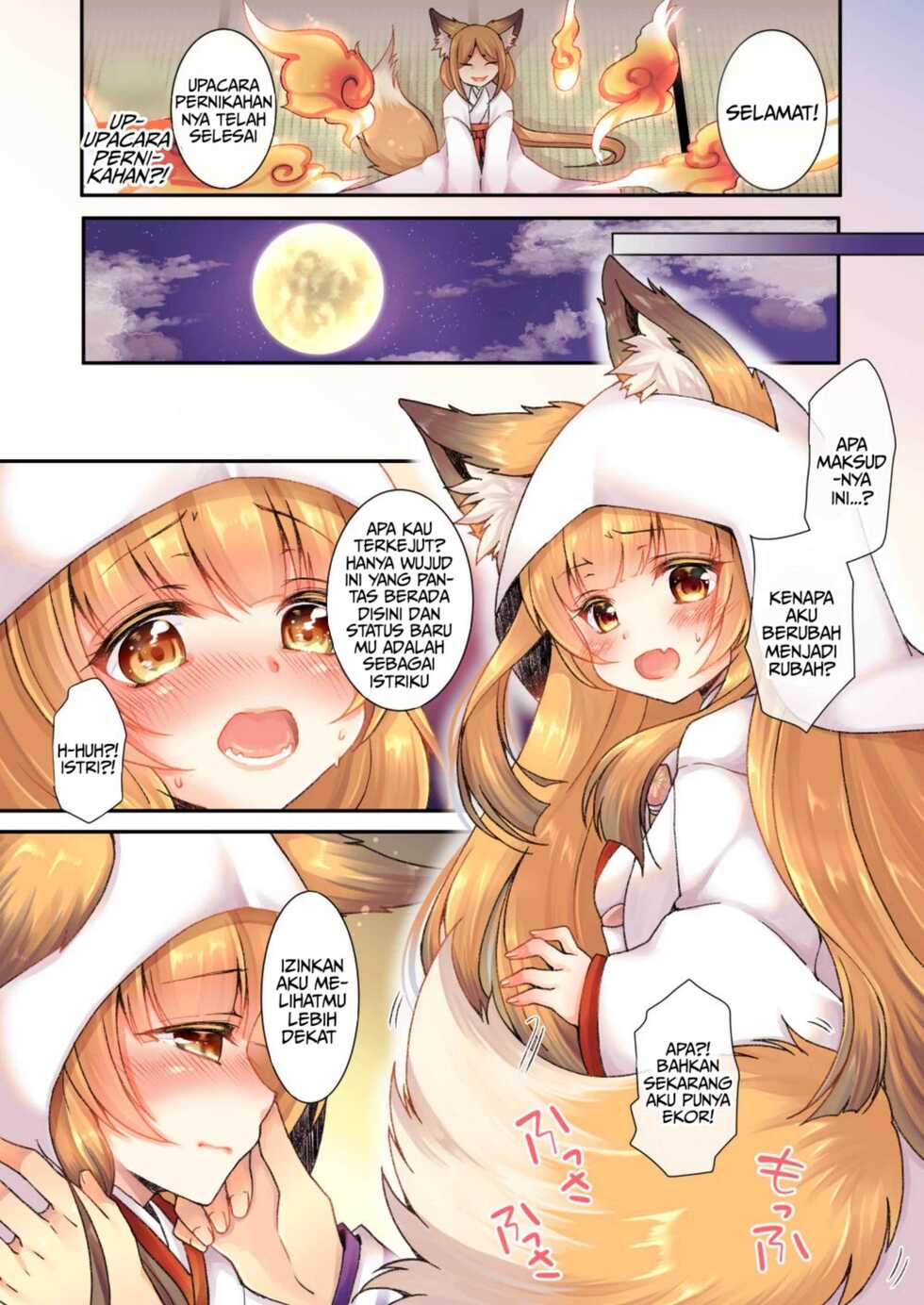 [TSF no F (Yotsuba Chika)] Kitsune e Yomeiri [Indonesian] [PinattSuki] - Page 10