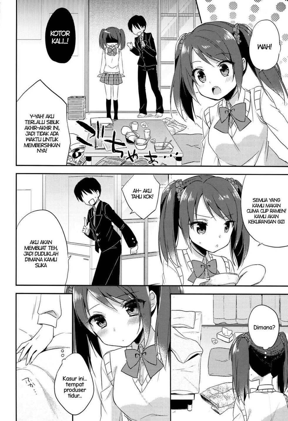 (Dramatic Change Osaka) [R*kaffy (Aichi Shiho)] Onnanoko no Kimochi (THE IDOLM@STER SideM) [Indonesian] [PinattSuki] - Page 8