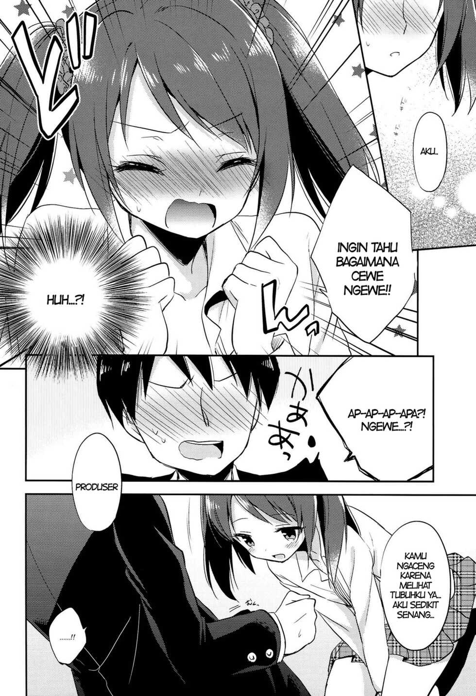 (Dramatic Change Osaka) [R*kaffy (Aichi Shiho)] Onnanoko no Kimochi (THE IDOLM@STER SideM) [Indonesian] [PinattSuki] - Page 10