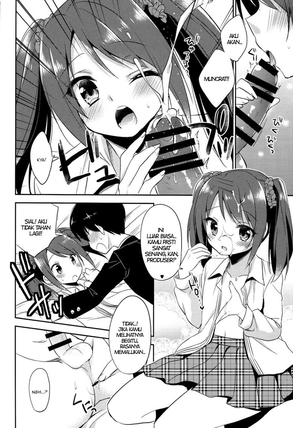 (Dramatic Change Osaka) [R*kaffy (Aichi Shiho)] Onnanoko no Kimochi (THE IDOLM@STER SideM) [Indonesian] [PinattSuki] - Page 12