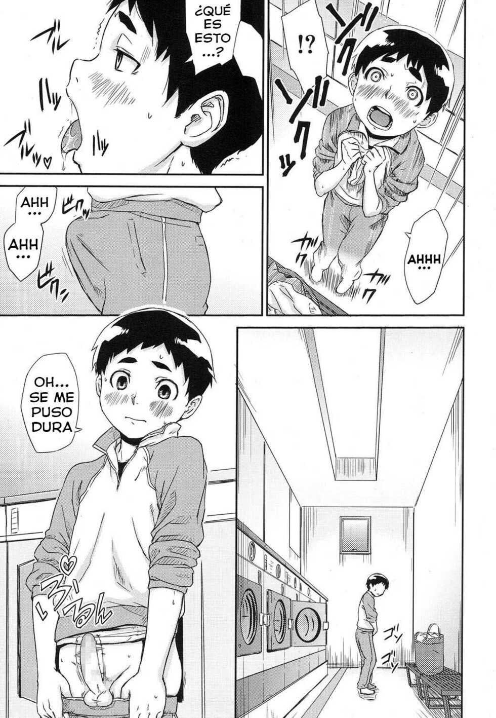 [U-hi] Nidan Bed no Susume | Bunk Bed Susume (Koushoku Shounen Vol. 07) [Spanish] [Elvacio] [Digital] - Page 7