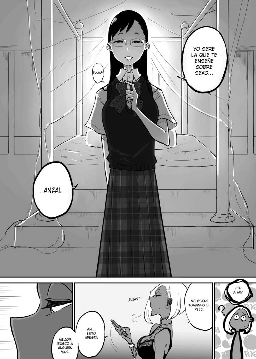 [Sky Dogma (Pandacorya)] Sparta Sensei ga Oshiego no Bitch Gal ni Ecchi na Koto Sareru Hanashi 3 [Spanish] [Mugidanshi Fansub] - Page 11