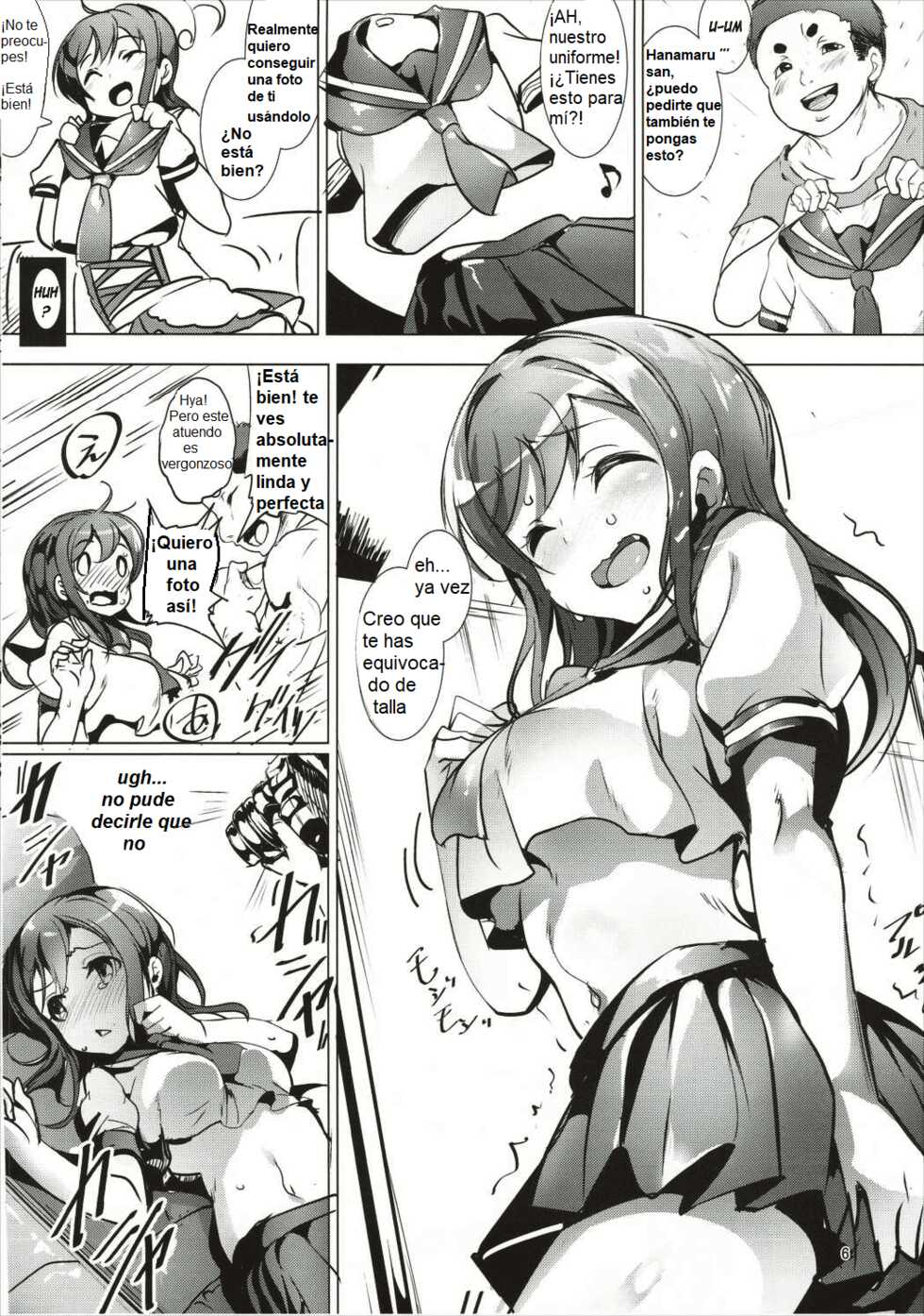 (Bokura no Love Live! 10) [Ikaring (Ajishio)] Maru wa H na Youkyuu o Kotowarenai zura (Love Live! Sunshine!!) [Spanish] [Maru-14] - Page 5