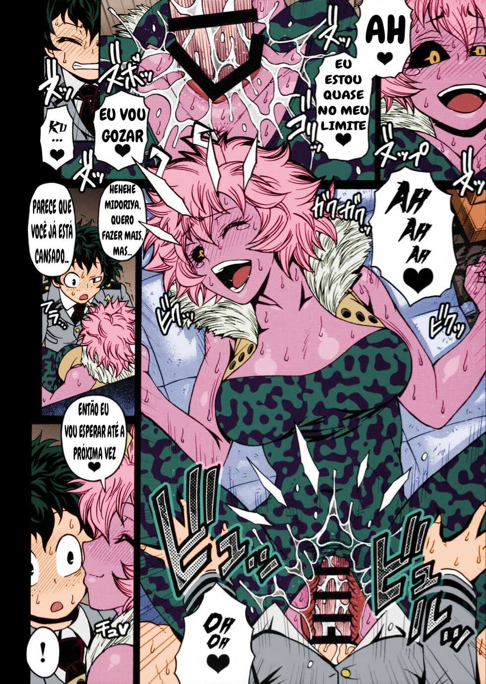 (C90) [CELLULOID-ACME (Chiba Toshirou)] POPPIN' GIRLS (My Hero Academia) [Portuguese-BR] [Colorized] - Page 15