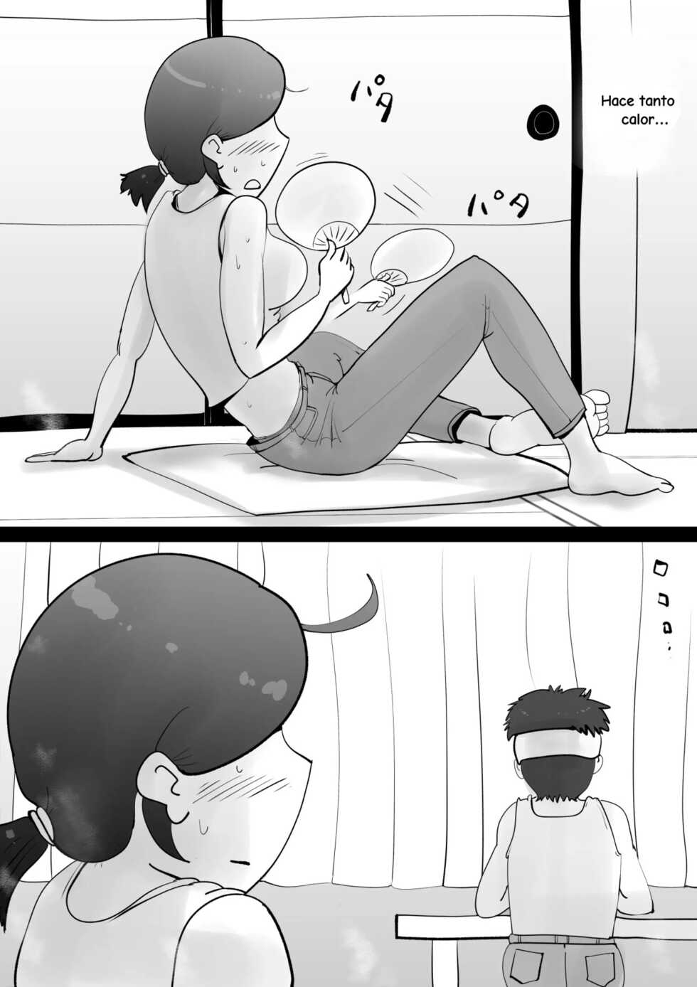 [kazum] Warunori Shita Hahaoya ni Karuku Seishori ni Tsukawareru Hanashi 1-2 [Spanish] - Page 4