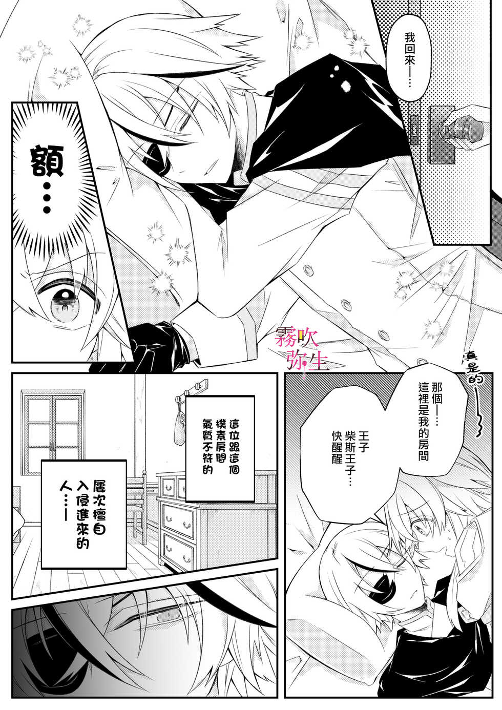 [Hato Pea (Hatori Hato)] Dekiai Kei Yandere Kyoudai Ouji wa Itoshi no Shinkan Mazoku Ochi Sasetai | 溺愛係病嬌王子兄弟想讓心愛的神官墮落成魔族 [Chinese] [霧吹弥生汉化组] - Page 5