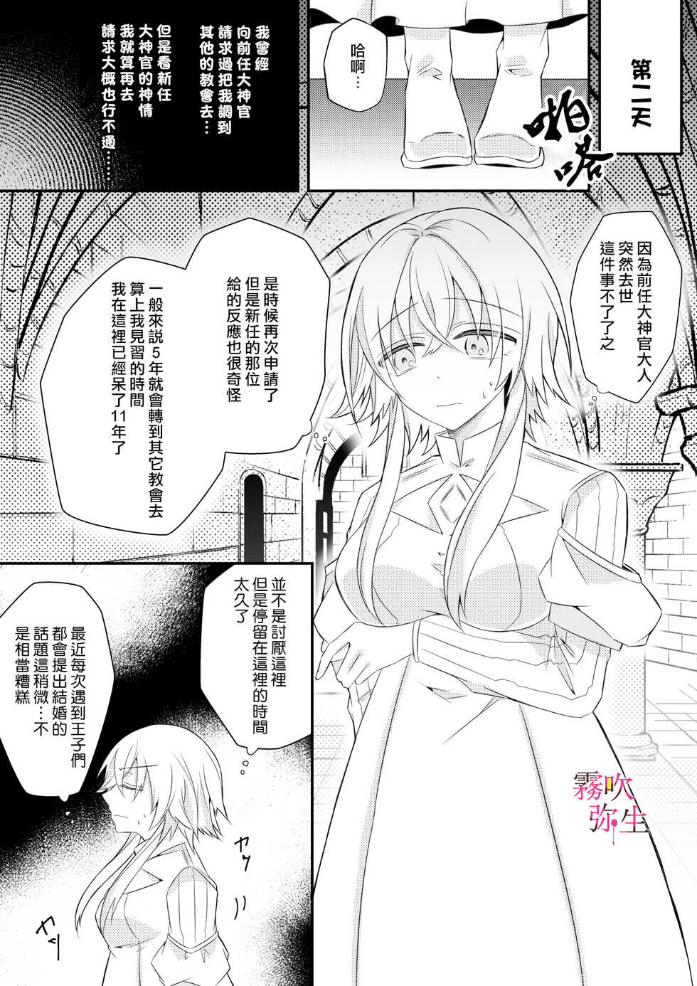 [Hato Pea (Hatori Hato)] Dekiai Kei Yandere Kyoudai Ouji wa Itoshi no Shinkan Mazoku Ochi Sasetai | 溺愛係病嬌王子兄弟想讓心愛的神官墮落成魔族 [Chinese] [霧吹弥生汉化组] - Page 21