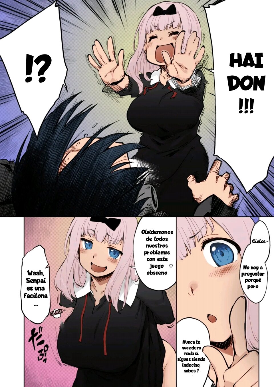 [Sago-Jou (Seura Isago)] Ishigami Yuu wa Iyasaretai (Kaguya-sama wa Kokurasetai) [Spanish] [Colorized] - Page 3