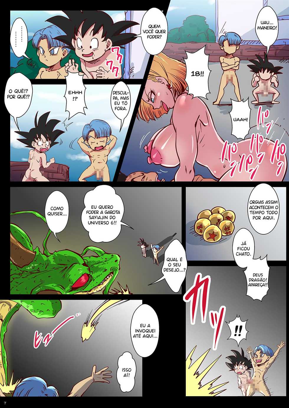 [Yuzuponz (Rikka Kai)] DragonParadise Minami no Shima de Hame Houdai! (Dragon Ball Super) [Portuguese-BR [Digital] - Page 7